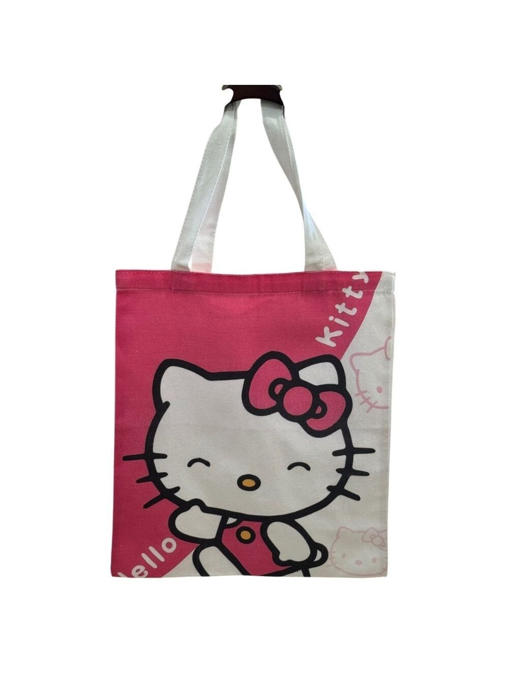 Hello Kitty Pink and White Kids Tote Bag